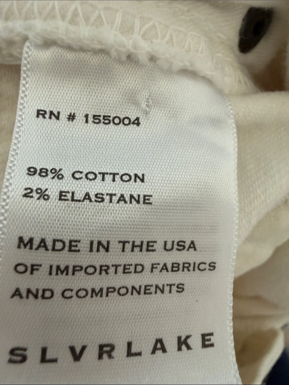 SLVRLAKE Grace Crop White High Rise Wide Leg Jeans Size 25 Raw Hem Premium Denim
